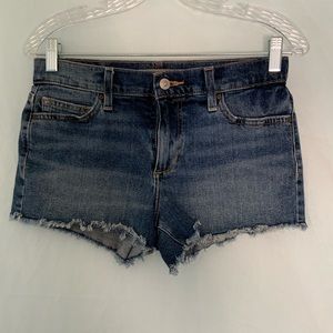 JOE'S JEANS Andreea Frayed Hem Denim Jean Short 26
